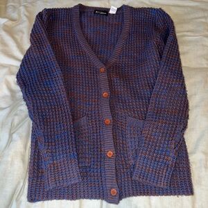 Cute blue and brown cardigan
